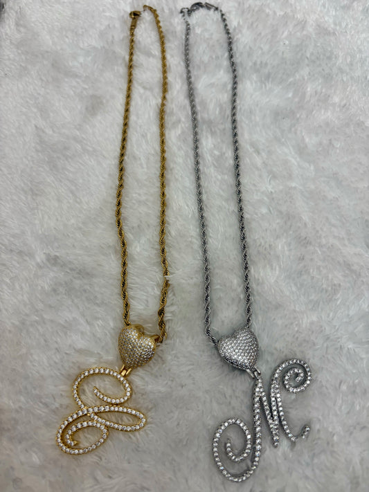 Signature Initial Love Necklace