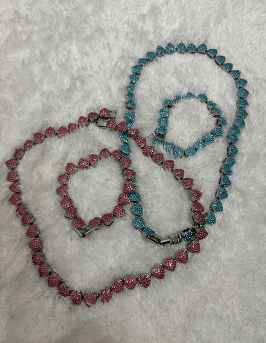 Rose’ Heart Necklace Only