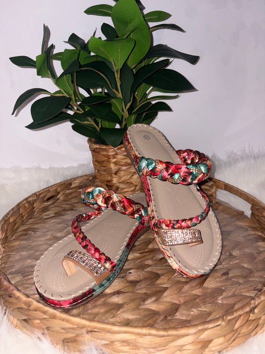 Sunset Braided Bling